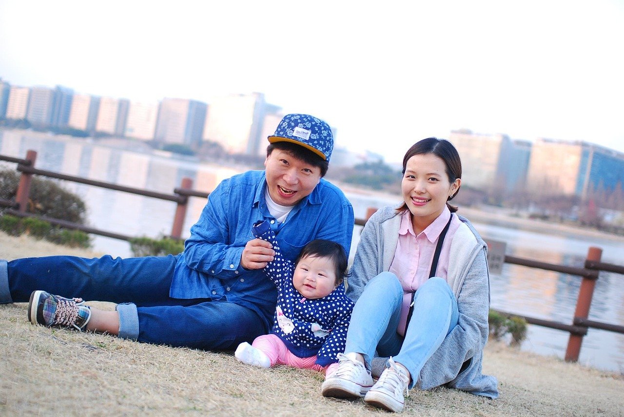 韓国人家族のイメージ画像