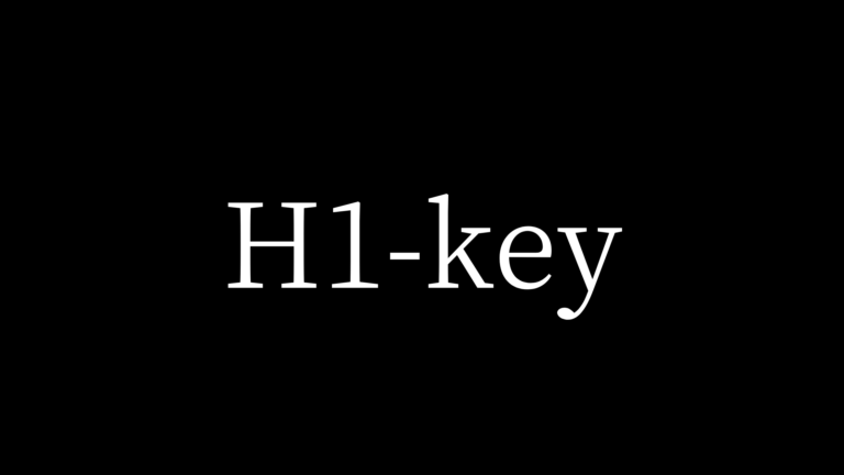H1-keyのロゴイメージ